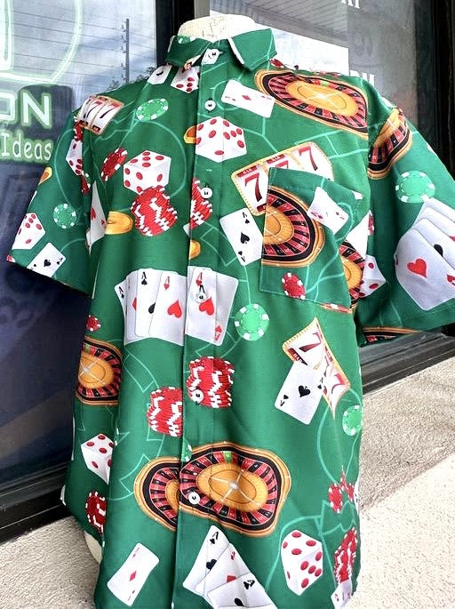 Men's Short Sleeve Casino